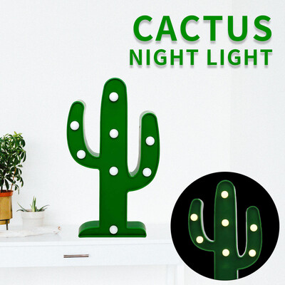 

〖Follure〗Lucky Decorative LED Cactus Night Light Birthday Party Holiday Decoration
