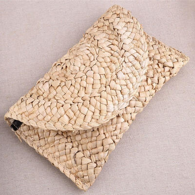 

Summer Bohemia Handmade Rattan Woven Handbag Straw Knitted Messenger Bag