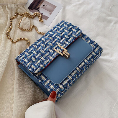 

Summer texture network celebrity bag womens bag 2019 new simple single shoulder bag foreign air oblique satchel bag