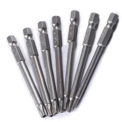 

7pcs Screwdriver Bit Hex Security Magnetic Head 75mm T8 T10 T15 T20 T25 T27 T30