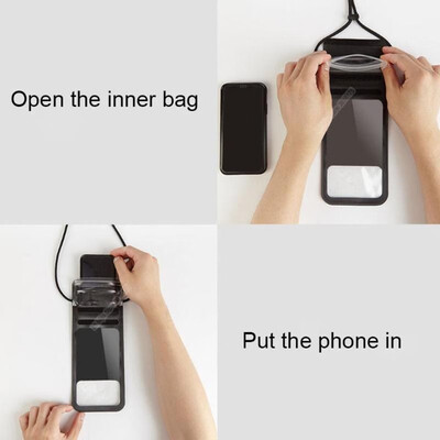 

Xiaomiyoupin Waterproof Pouch Phone Case Touch Screen Bag for iPhone X 6