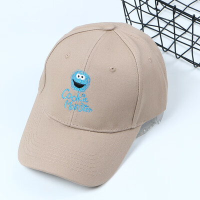 

Korean version cartoon doodle cap street retro cornice cap men&women casual ins lovers letter sun protection cap
