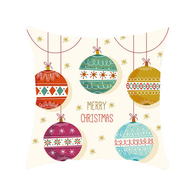 

Siaonvr Merry Christmas Pillow Cases Nordic Sofa Cushion Cover Home Decoration