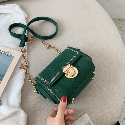 

Net red small bag female bag 2019 new wild gas chain shoulder bag summer small fresh matte Messenger bag