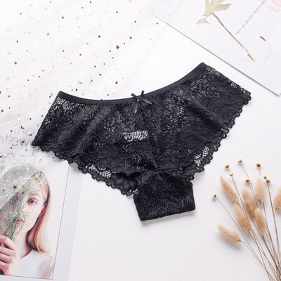 

Women Fashion Sexy Lace Panties Cozy Lingerie Tempting Pretty Briefs High Quality Cotton Low Waist Cute Women Underwear