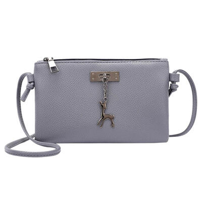 

Zipper Shoulder Bag Women Girl PU Leather Casual Envelope Crossbody Handbag