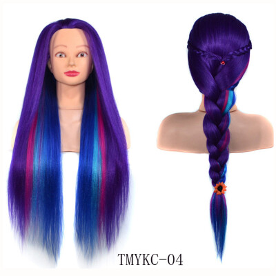 

〖Follure〗Colorful Hair Styling Wig Practice Training Head Mannequin Hairdressing