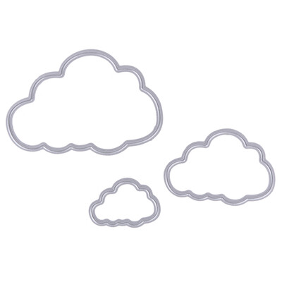 

3 Clouds Metal Die Cuts Metal Cutting Dies Scrapbooking Embossing Folder