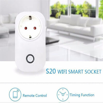 

WiFi Smart Socket Outlet EU Plug Remote Control Home Device - WhiteEU Plug