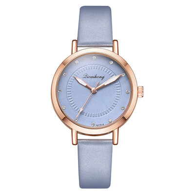 

Rhinestone Quartz Watch Womens Solid Color Elegant Fashion Watch