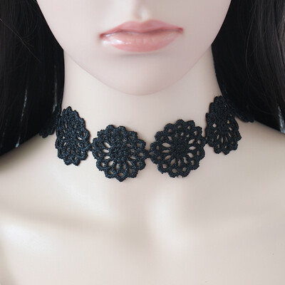 

New Black Lace Short Choker Necklace Girls Punk Elegant Trendy Women Korean Necklace Fashion Jewelry