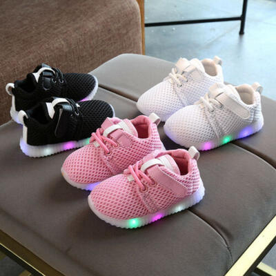 

Newborn Toddler Baby Boys Girls Kids Luminous Sneakers Light Up Shoes LED Shoes