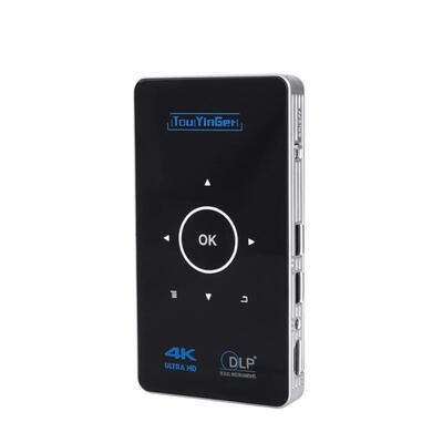

TouYinger S9 Portable DLP Projector 1500 Lumen 2 GB RAM Android 71 Miracast Airplay HDMI Support 4K 1080p Full HD