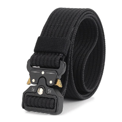 

38cm Multifunctional Tactical Belt Outdoor Military Training Drilling Rappelling Men Waistband Thickened Nylon Durable Belt