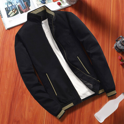

Toponeto Mens New Fashion Autumn Winter Casual Coat Long Sleeved Turn-down Collar Jacket