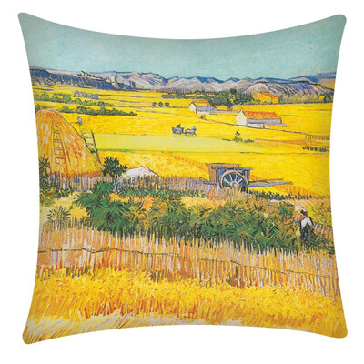 

〖Follure〗Pillow Case Polyester Fiber Cushion Sofa Car Cushion Cover Home Decoration