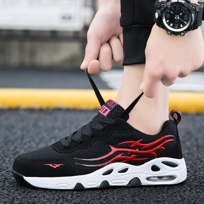 

Street fashion sports mens shoes breathable mesh cushion cushioning running shoes