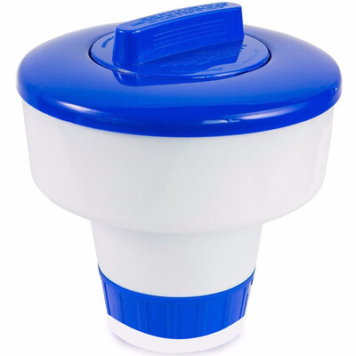 

〖Follure〗8 inch Deluxe Large Blue&White Floating Swimming Pool Chlorine Dispenser