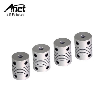 

Anet 3D Printer Flexible Coupling Shaft Coupler 5mm to 8mm Inner Diameter CNC Motor Jaw Shaft Couplers 3D Printer Accessory for Re