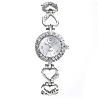 

Best selling womens alloy set watch womens bracelet bracelet peach heart quartz watch