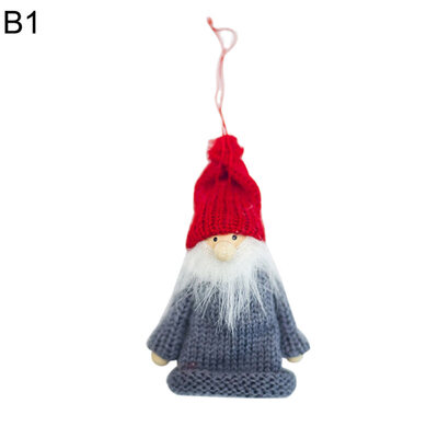 

Christmas Santa Lucky Gnome Ornament Festival Party Xmas Window Showcase Doll