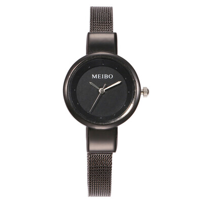 

Women Watches Rose Gold Dial Ladies Casual Quartz Wristwatch Alloy Strap High Quality Clock Relogio Feminino