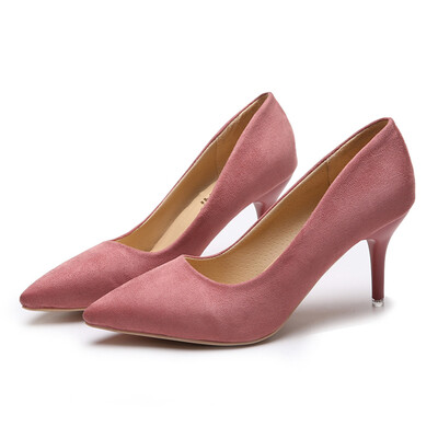 

Rose Womens Ladies Fashion Pointed Toe Solid High Heels Single Business Shoes
