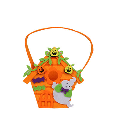 

Toponeto Halloween Pumpkin Bag New Portable Funny Dress Up Small Accessories Candy Bag