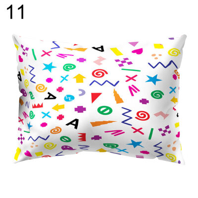

Colorful Symbol Small Fish Throw Pillow Case Cushion Cover Sofa Bed Home Decor