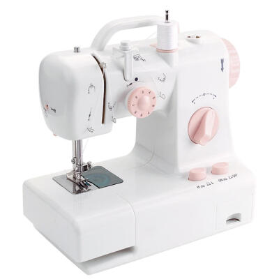 

FHSM-318 Mini Sewing Machine Built-in Light Household Mending Machine EU