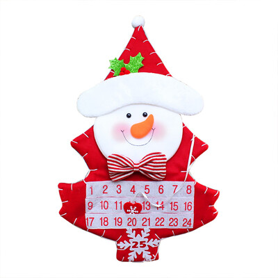 

〖Follure〗Christmas Calendar Fabric Advent Countdown Santa Claus Calendar Christmas Decor
