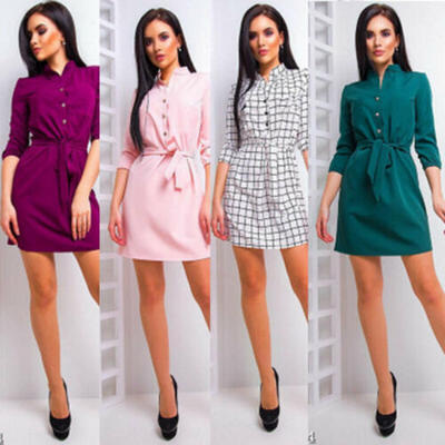 

Elegant Womens Office Lady Formal Wear Business Work Party Pencil Dress Suit OL