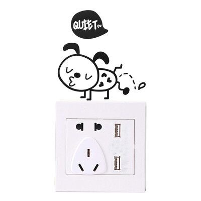 

Gobestart 10Pcs Room Window Wall Decorating Switch Vinyl Decal Sticker Decor Cartoon
