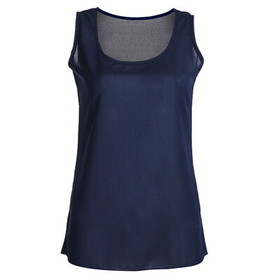 

Women Candy Color Upperwear Sling Render Sleeveless Chiffon Vest