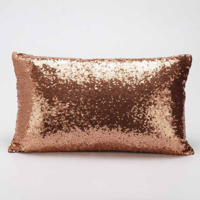 

Siaonvr Sequins Sofa Bed Home Decoration Festival Pillow Case Cushion Cover