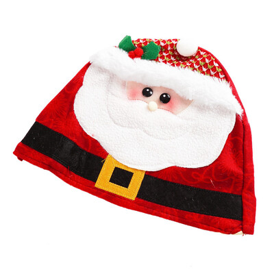 

Gobestart Christmas Hat Luminous Red Star Santa Hat For Adult Christmas Gifts Decoration A
