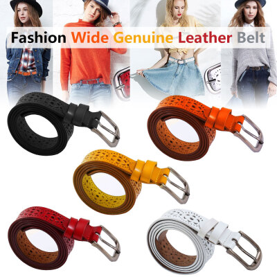 

Ladies belt genuine leather leisure hollow belt womens style fine decoration simple fashion