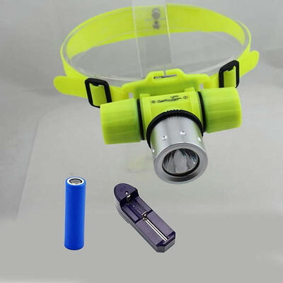 

Diving Swimming Headlights 18650 AAA Battery LED Headlight Underwater Lighting Waterproof Lights