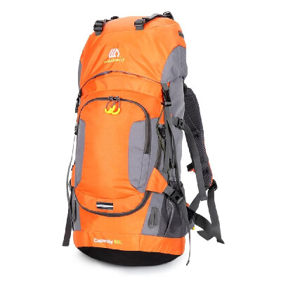 

60L Waterproof Hiking Backpack Camping Mountain Climbing Cycling Backpack Outdoor Sport Bag with Rain Cover