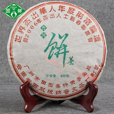 

Puwen 2006 Yunya Raw Puer for World Outstanding Chinese Sheng Puerh Cake Aged Tea 400g