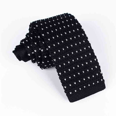 

Mens Knit Tie Japanese Polyester Flat Tie Hong Kong Style Casual Fashion Narrow Tie Unisex