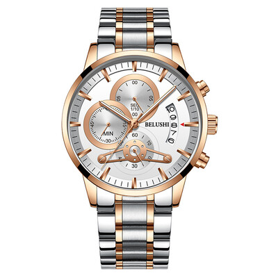 

Top Brand Watches Men Fashion Sports Quartz Clock relogio masculino Chronograph Waterproof Wrist Watch Full Steel Military Watch
