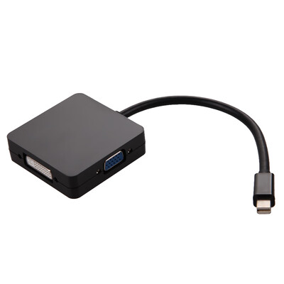 

Mini Display Port DP Thunderbolt to DVI VGA HDMI Adapter Cable For MacBook