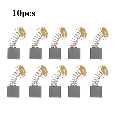 

10 PCs Mini Black Carbon Motor Brushes Replacement Spare Parts with 25mm Spring&Copper Core for Generic Electric Drill Mill Ma