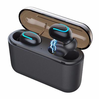 

Bluetooth 50 Wireless Earphones Q32 TWS 3D Stereo Sport Earbuds with Mic Charging Case 1500mAh Power bank