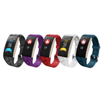 

Waterproof Colorful Screen Smart Watch Bracelet with Heart Rate&Blood Pressure Monitoring Montre Intelligente