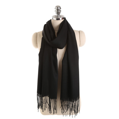 

M1793 Large Soft Cashmere Feel Pashmina Shawls Wraps Winter Scarf