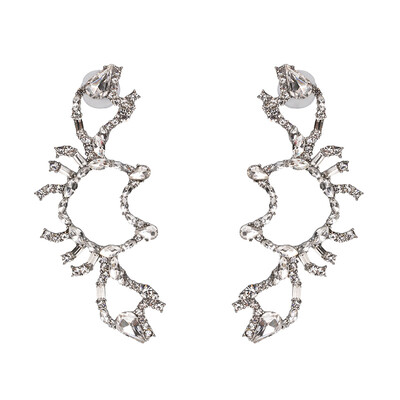 

Bohemia Colorful Crystal Birds Fringed Drop Dangle Earrings ZA Wedding Jewelry Wholesale Women Fish Earrings Accessories 2019