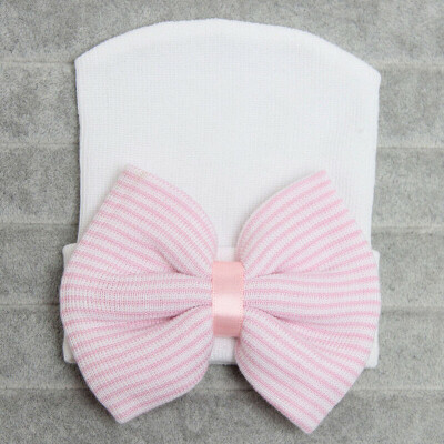 

SUNSIOM Newborn Baby Infant Girl Toddler Comfy Bowknot Hospital Caps Warm Beanie Hat