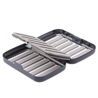 

Saidsome New Foam Waterproof Storage Bait Hook Box Fly Fishing Plastic Four Sides Lure fishing bait fishing lure